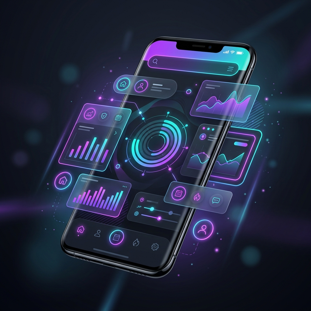 Premium Mobile App UI Screen Mockup